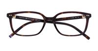 Havana Tommy Hilfiger TH1870/F Rectangle Glasses - Flat-lay