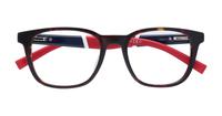 Havana Tommy Hilfiger TH1907 Rectangle Glasses - Flat-lay