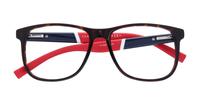 Havana Tommy Hilfiger TH1908 Rectangle Glasses - Flat-lay