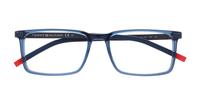 Blue Tommy Hilfiger TH1947 Rectangle Glasses - Flat-lay