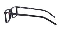 Matte Black Tommy Hilfiger TH1947 Rectangle Glasses - Side