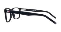 Matte Black Tommy Hilfiger TH1990 Rectangle Glasses - Side