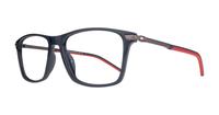 Blue Tommy Hilfiger TH1995 Rectangle Glasses - Angle