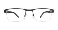 Matte Black Tommy Hilfiger TH1996 Rectangle Glasses - Front