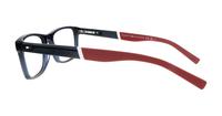 Blue / Red Tommy Hilfiger TH2044 Rectangle Glasses - Side