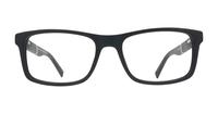Matte Black Tommy Hilfiger TH2044 Rectangle Glasses - Front