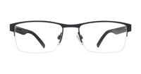 Matte Black Tommy Hilfiger TH2047 Rectangle Glasses - Front