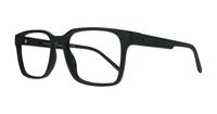 Matte Black Tommy Hilfiger TH2093 Rectangle Glasses - Angle