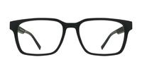 Matte Black Tommy Hilfiger TH2093 Rectangle Glasses - Front