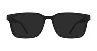 Matte Black Tommy Hilfiger TH2093 Rectangle Glasses - Sun