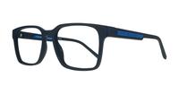 Matte Blue Tommy Hilfiger TH2093 Rectangle Glasses - Angle