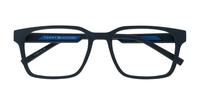 Matte Blue Tommy Hilfiger TH2093 Rectangle Glasses - Flat-lay