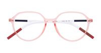 Pink Tommy Jeans TJ0011 Round Glasses - Flat-lay