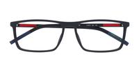 Matte Black Tommy Jeans TJ0019 Rectangle Glasses - Flat-lay