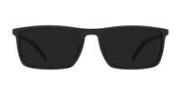 Matte Black Tommy Jeans TJ0019 Rectangle Glasses - Sun