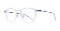 Crystal Tommy Jeans TJ0050 Round Glasses - Angle