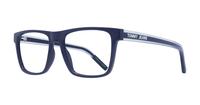 Blue Tommy Jeans TJ0058 Rectangle Glasses - Angle