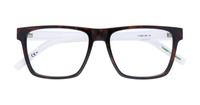 Havana Tommy Jeans TJ0058 Rectangle Glasses - Flat-lay