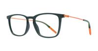 Green/Orange Tommy Jeans TJ0061 Rectangle Glasses - Angle