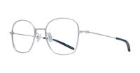 Silver Tommy Jeans TJ0072/F Rectangle Glasses - Angle