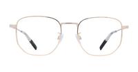 Gold Tommy Jeans TJ0076 Square Glasses - Front
