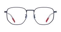 Matte Blue Tommy Jeans TJ0076 Square Glasses - Front
