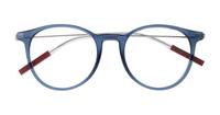 Blue Tommy Jeans TJ0078 Oval Glasses - Flat-lay