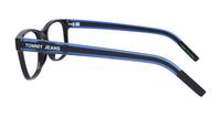 Black Tommy Jeans TJ0079 Rectangle Glasses - Side