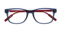 Blue Tommy Jeans TJ0079 Rectangle Glasses - Flat-lay