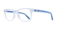 Crystal Tommy Jeans TJ0079 Rectangle Glasses - Angle