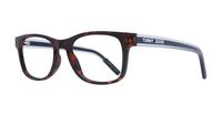 Havana Tommy Jeans TJ0079 Rectangle Glasses - Angle