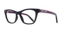 Black Tommy Jeans TJ0080 Cat-eye Glasses - Angle