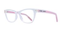 Crystal Tommy Jeans TJ0080 Cat-eye Glasses - Angle
