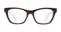 Havana Tommy Jeans TJ0080 Cat-eye Glasses - Front