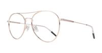 Gold Tommy Jeans TJ0088 Oval Glasses - Angle