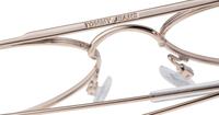 Gold Tommy Jeans TJ0088 Oval Glasses - Detail