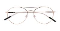 Gold Tommy Jeans TJ0088 Oval Glasses - Flat-lay