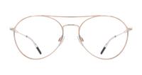 Gold Tommy Jeans TJ0088 Oval Glasses - Front