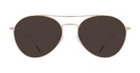 Gold Tommy Jeans TJ0088 Oval Glasses - Sun