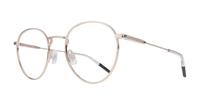 Gold Tommy Jeans TJ0089 -48 Oval Glasses - Angle