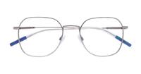 Ruthenium Tommy Jeans TJ0091 Rectangle Glasses - Flat-lay