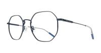 Blue Tommy Jeans TJ0096 Rectangle Glasses - Angle